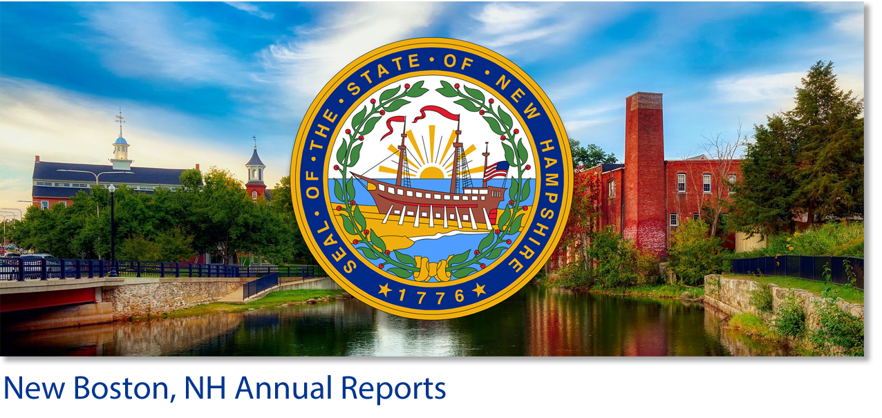 New Boston, NH Annual Reports