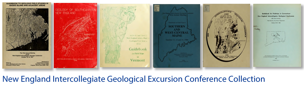 New England Intercollegiate Geological Excursion Conference Collection