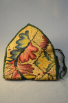 Pochette, mid-18th century, back view with open flap by Irma G. Bowen Historic Clothing Collection