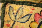 Pochette, mid-18th century, magnified view of ground by Irma G. Bowen Historic Clothing Collection