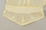 Engageantes, white cotton mull with pointed cuffs, 1845-1865, detail of cuff by Irma G. Bowen Historic Clothing Collection