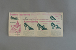 Shoe brochure, 1938, with fold by Irma G. Bowen Historic Clothing Collection