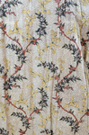 Robe à l’anglaise, printed cotton, c. 1770, repeat of pattern block with registration marks by Irma G. Bowen Historic Clothing Collection