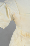 Dress, white cotton mull, 1812-1816, detail of sleeve, front by Irma G. Bowen Historic Clothing Collection