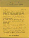 Campus Journal Vol. 1, No. 1, September 1962