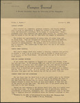 Campus Journal Vol. 1, No. 4, October 1962