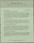 Campus Journal Vol. 1, No. 6, October 1962