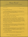 Campus Journal Vol. 1, No. 8, November 1962