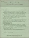 Campus Journal Vol. 1, No. 15, January 1963