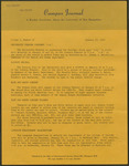 Campus Journal Vol. 1, No. 16, January 1963