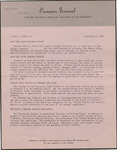 Campus Journal Vol. 1, No. 20, February 1963