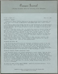 Campus Journal Vol. 1, No. 24, March 1963