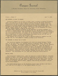 Campus Journal Vol. 1, No. 27, April 1963