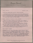 Campus Journal Vol. 1, No. 48, September 1963