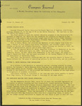 Campus Journal Vol. 2, No. 19, January 1964