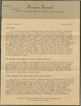 Campus Journal Vol. 2, No. 28, March 1964