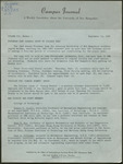 Campus Journal Vol. 3, No. 1, September 1964