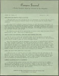 Campus Journal Vol. 3, No. 20, January 1965