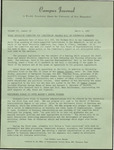 Campus Journal Vol. 3, No. 26, March 1965