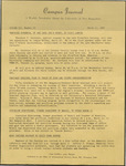 Campus Journal Vol. 3, No. 27, March 1965