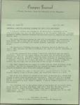 Campus Journal Vol. 3, No. 34, April 1965