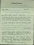 Campus Journal Vol. 3, No. 41, June 1965 by University of New Hampshire