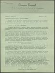 Campus Journal Vol. 4, No. 28, March 1966