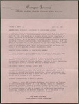 Campus Journal Vol. 4, No. 32, April 1966