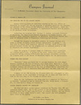 Campus Journal Vol. 5, No. 26, March 1967