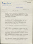 Campus Journal Vol. 6, No. 3, September 1967