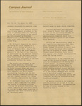 Campus Journal Vol. 6, No. 41, April 1968