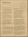 Campus Journal Vol. 6, No. 53, July 1968