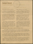 Campus Journal Vol. 6, No. 59, August 1968
