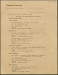 Campus Journal Vol. 7, Special Issue, September 1968