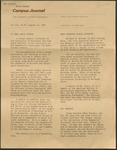 Campus Journal Vol. 7, No. 47 August 1969