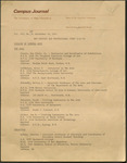 Campus Journal Vol. 7, No. 50b September 1969
