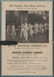 Folk Dance Festival poster, 1928 by English Folk Dance Society