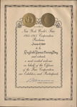 New York World's Fair English Dance Society Day certificate, 1965 by New York World's Fair 1964-1965 Corporation