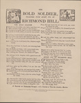 The Bold Soldier and the Sweet Pig of Richmond Hill broadside by Old Sturbridge Village. Printing Office