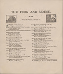 The Frog and Mouse or the Frog He Would a Wooing Go broadside by Old Sturbridge Village. Printing Office