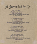 Life Gave a Ball for Me poster by Judson, Mary (Walter Pulverman)