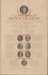 Seven Queens broadside, 1953 by Turton, Godfrey; Buday, György (George), 1907-1990