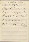Music manuscript from the CDSS collection by Osgood, Bessie