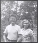 A man and a woman posing for a picture together