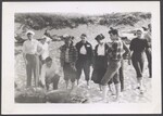 A group of CDS[S] men and woman at a beach picnic