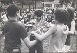 Children performing a 'Newfiggen Lock'