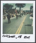 Colebrook Academy attendees walking in formation during holiday parade, July 4, 1964 by Unknown