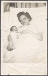 Elsie Margaret Stanon Cobb holding newborn Marilyn Eva Cobb, 1944 by Cobb, Ivorey, 1911-1992