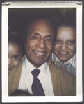 Ivorey and Elsie Cobb smiling with granchild by Unknown