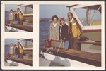 Elsie Margaret Stanton Cobb on boat with friends James and Ruby Wiley by Unknown